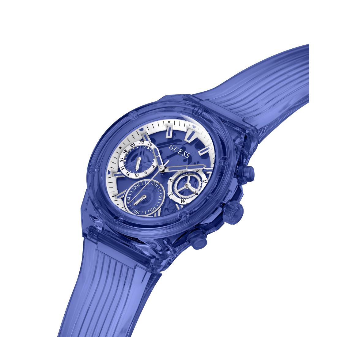 Guess Sport 39 mm Size Blue Dial Women Chronograph Watch GW0438L3