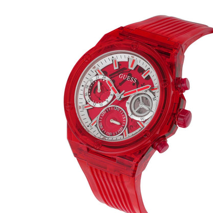 Guess Women 39 mm Red Dial Analog Watch- GW0438L4