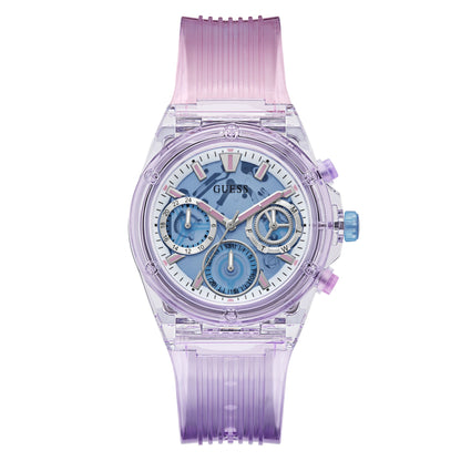 Guess Sport 39 mm Blue Dial Women Chrono  Watch- GW0438L6