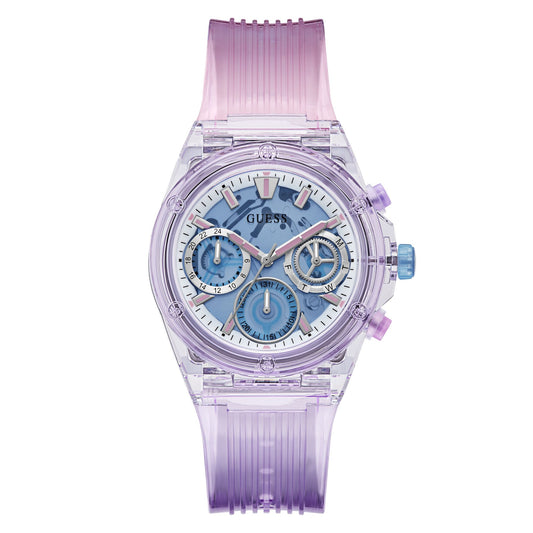 Guess Sport 39 mm Blue Dial Women Chrono  Watch- GW0438L6