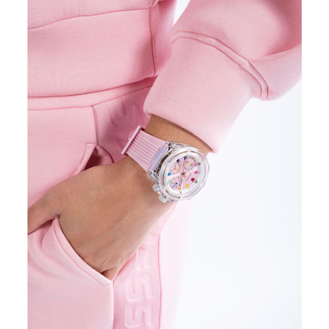 Guess Pink Dial 39 mm Women Analog Watch GW0438L7