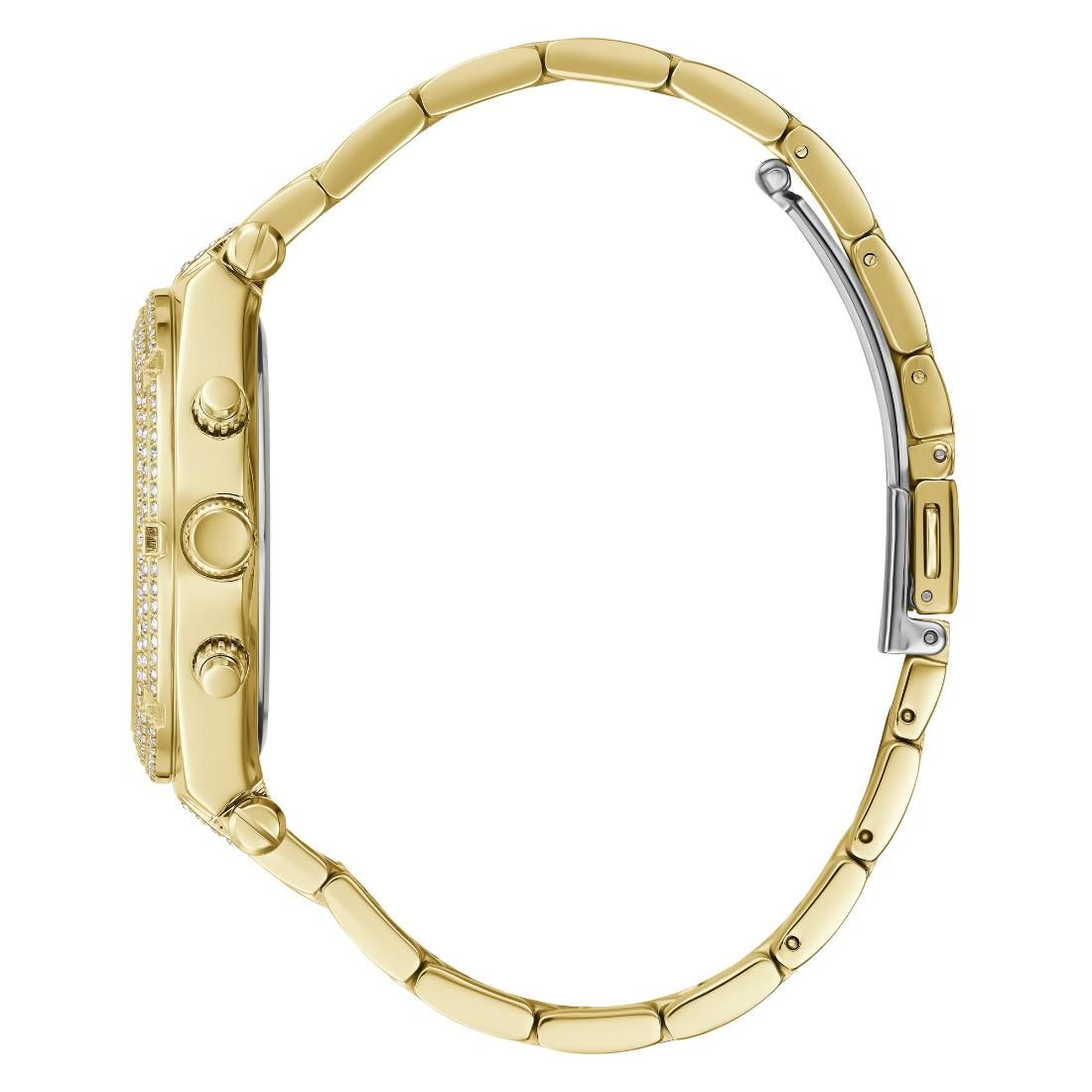 Guess Women 38 mm Gold Dial Analog Watch GW0440L2