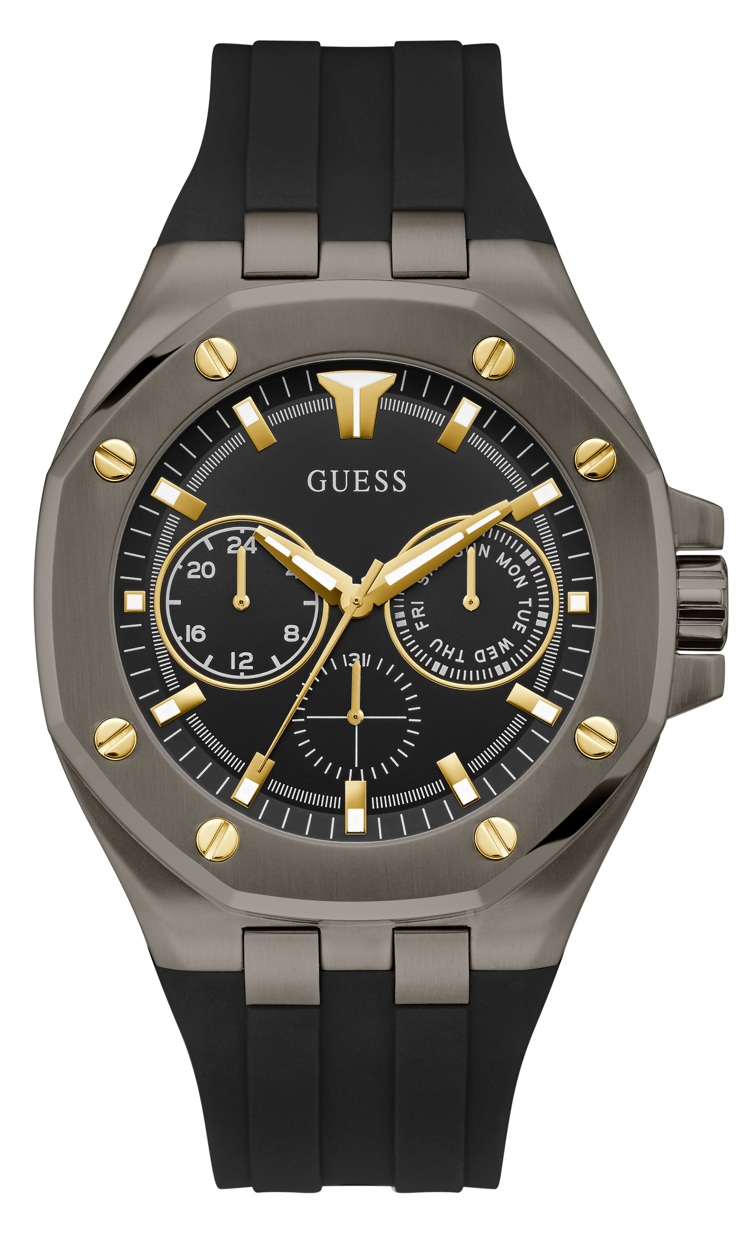 Guess Sport Multifunction Black Dial Men Watch GW0446G2