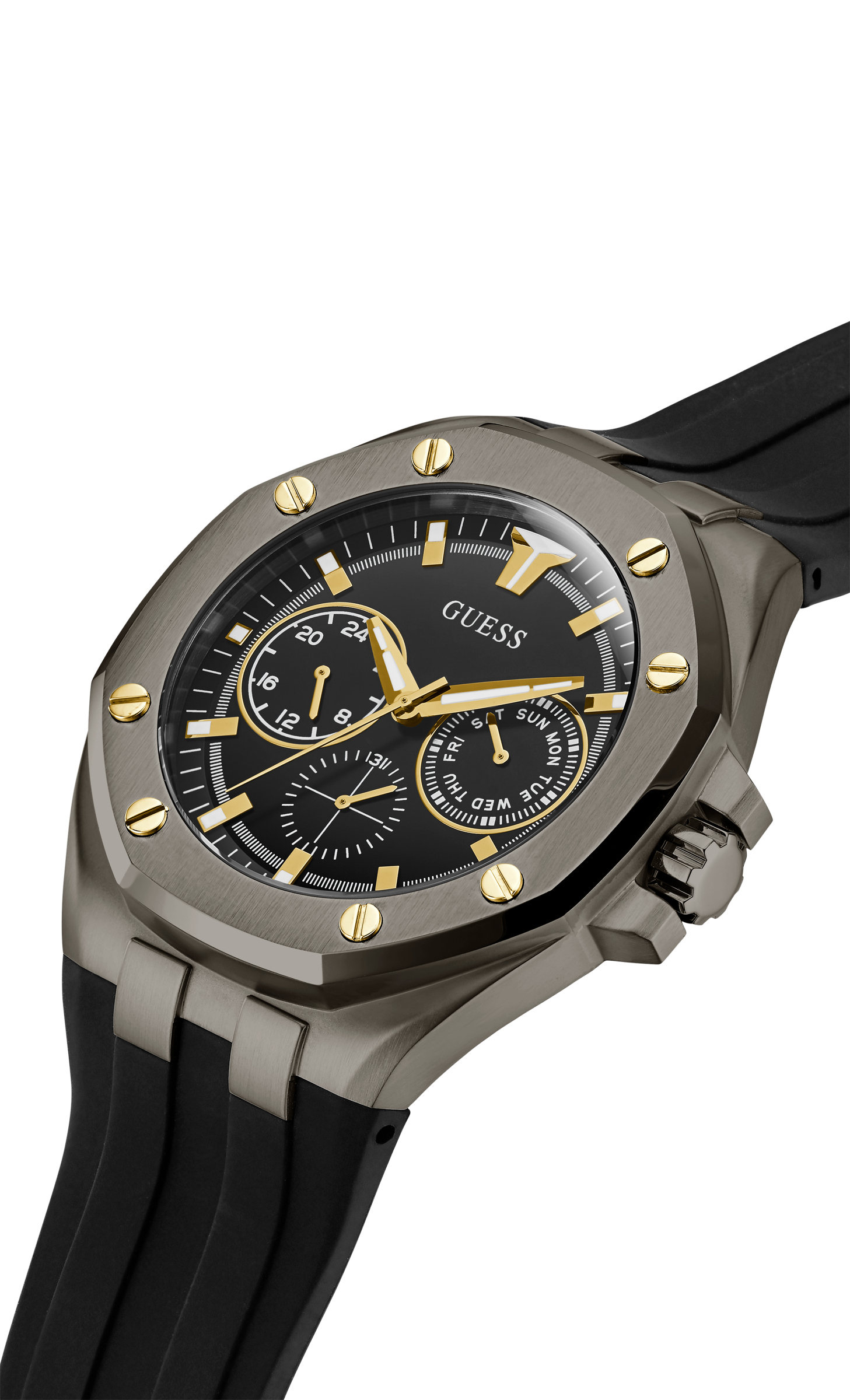 Guess Sport Multifunction Black Dial Men Watch GW0446G2