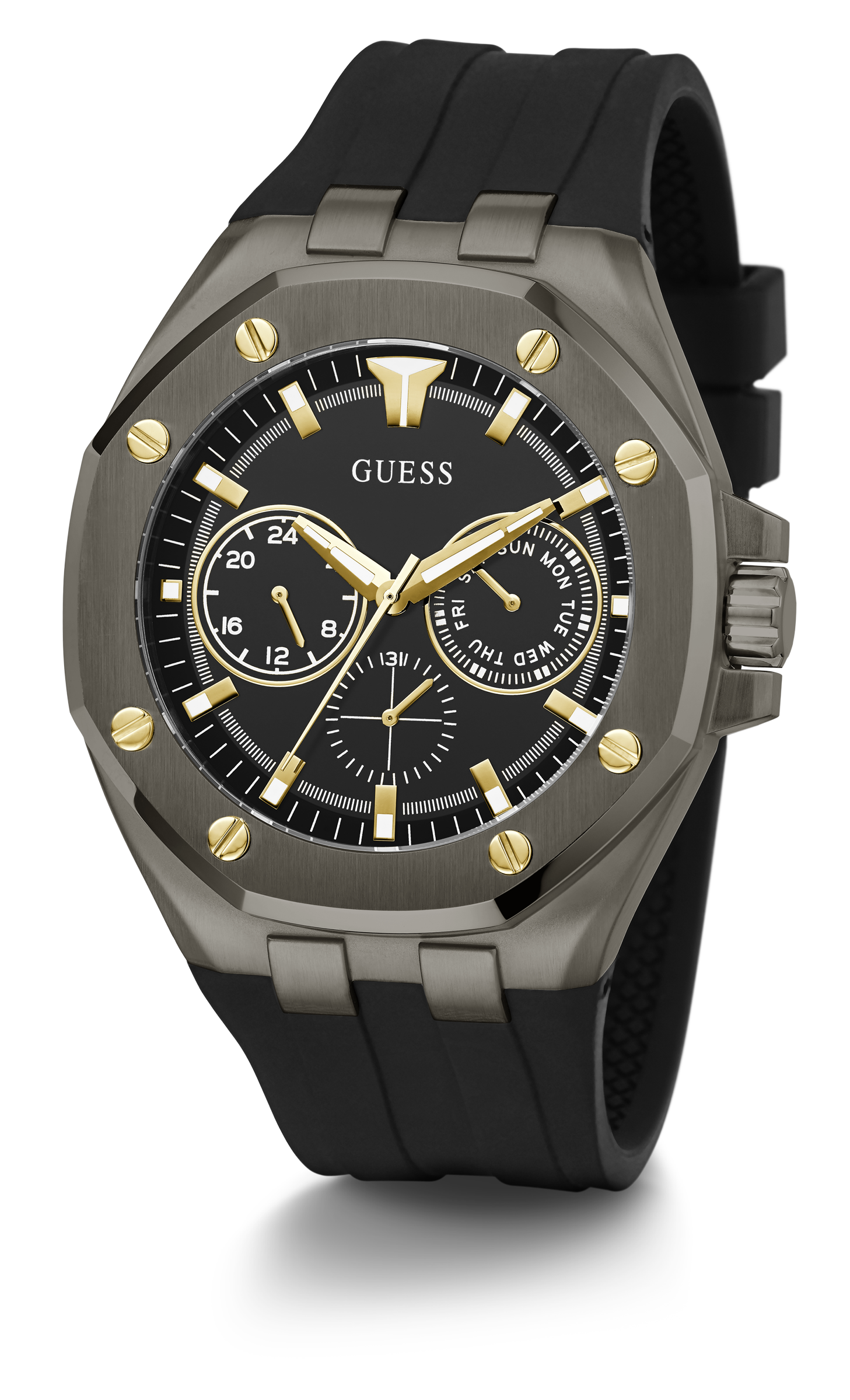 Guess Sport Multifunction Black Dial Men Watch GW0446G2