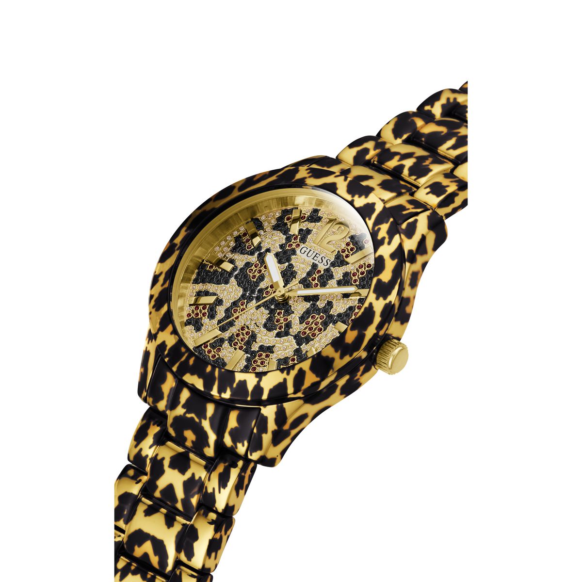 Guess Animal Print Dial Women Analog Watch GW0450L1