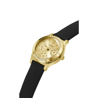 Guess Sport 29 mm Gold Dial Women Chrono  Watch- GW0451L1