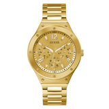 Guess 44 mm Gold Dial Men Analog Watch GW0454G2