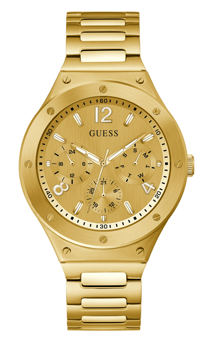 Guess Gold Dial Men Watch - GW0454G2