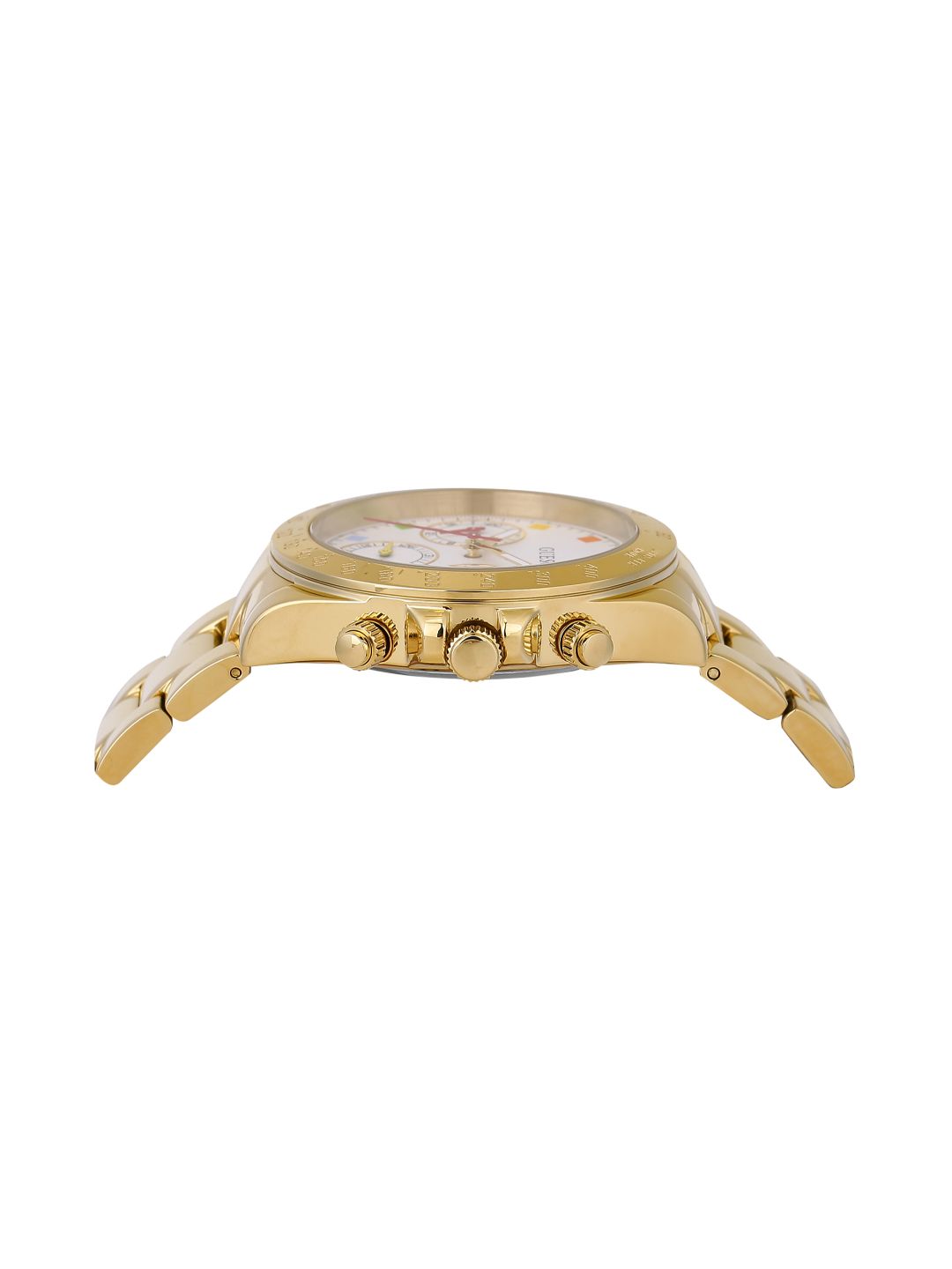 Guess 38 mm Multi function Analog White Dial Women Watch GW0457L1
