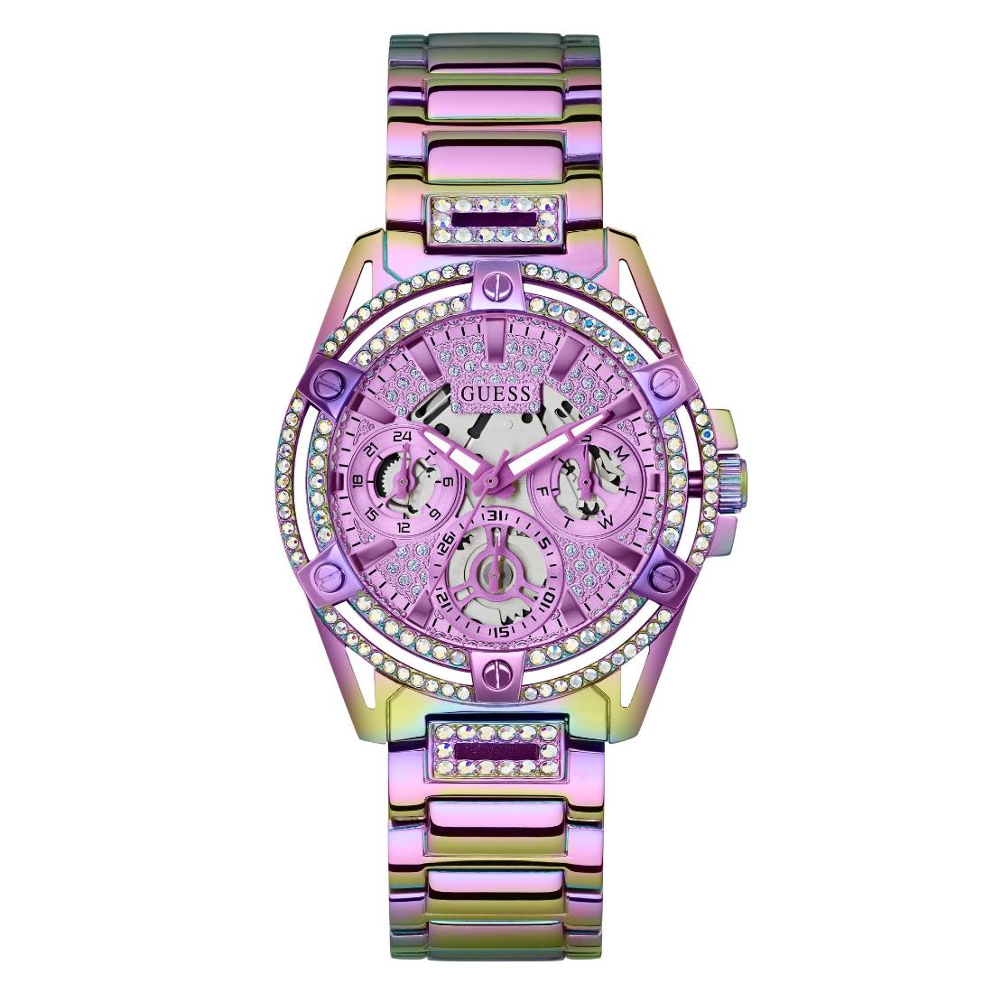 Guess Purple Dial 40 mm Women Analog Watch GW0464L4