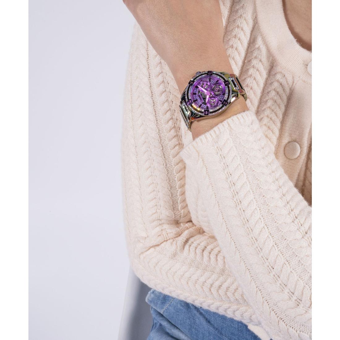 Guess Purple Dial 40 mm Women Analog Watch GW0464L4