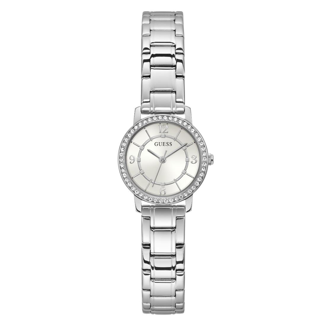 Guess Dress 28 mm White Dial Women Analog Watch- GW0468L1