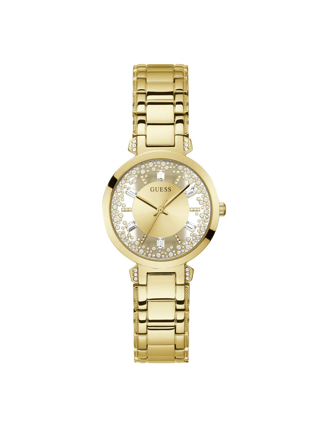 Guess Dress 33 mm Gold Dial Women Analog Watch GW0470L2