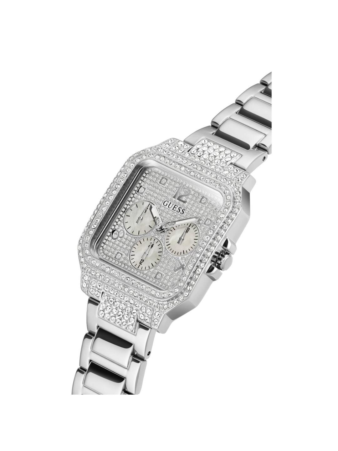 Guess Silver Dial Women Analog Watch GW0472L1