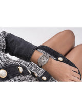 Guess Silver Dial Women Analog Watch GW0472L1