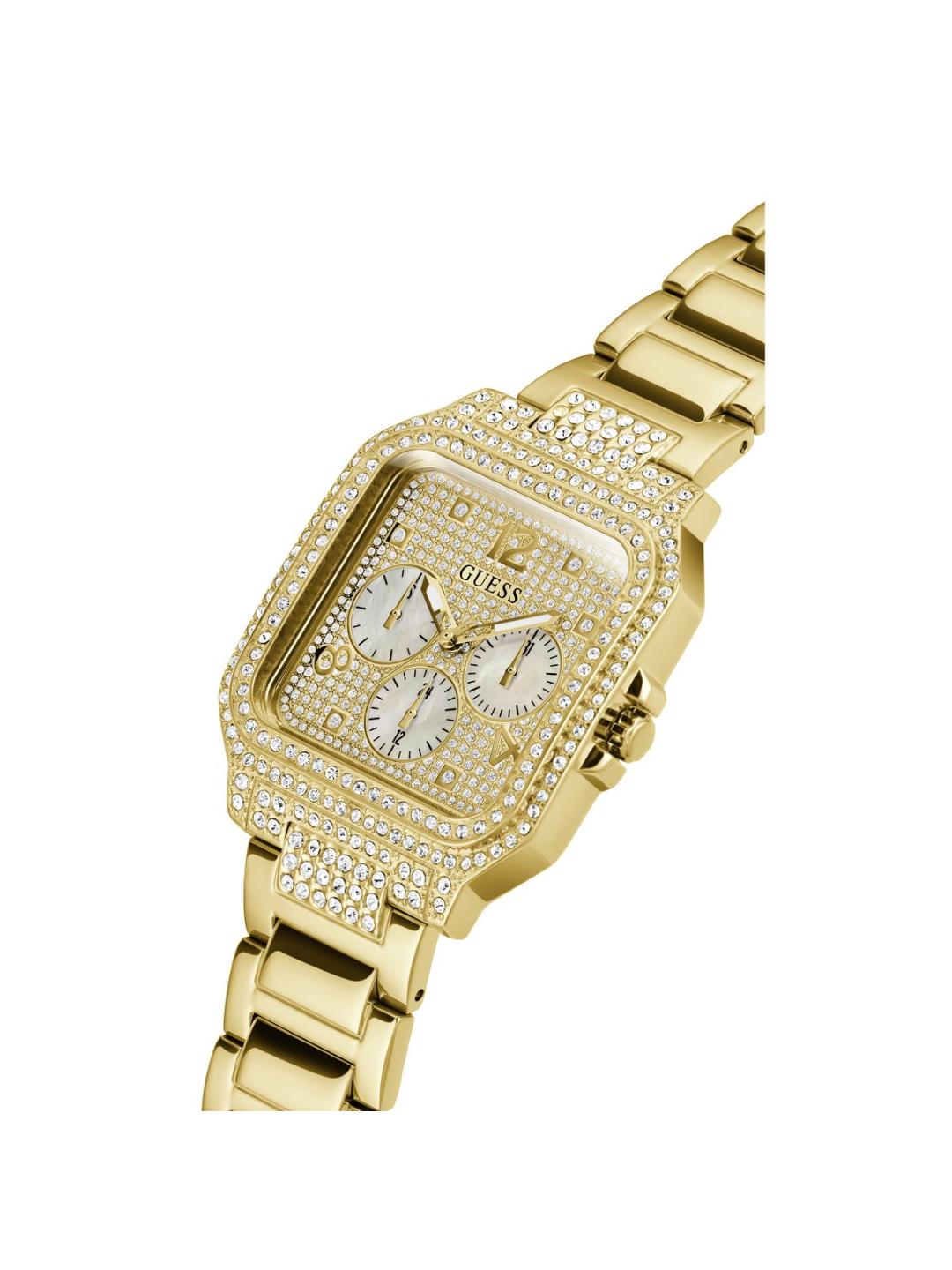 Guess Champagne Dial Women Analog Watch - GW0472L2