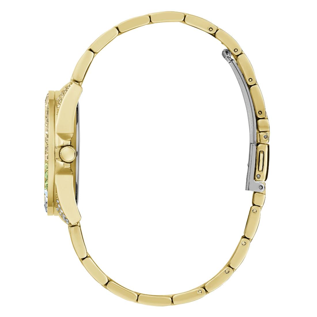 Guess Opaline 34 mm Size Gold Dial Women Analog Watch GW0475L3