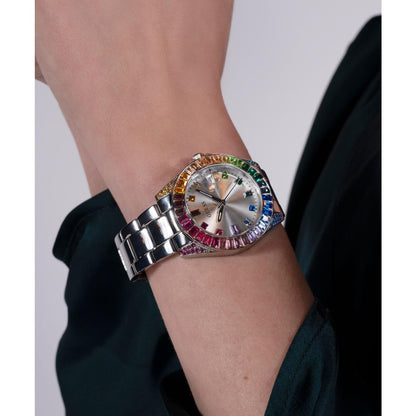 Guess Dress 34 mm Silver Dial Women Analog Watch- GW0475L4