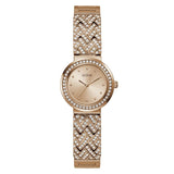 Guess TREASURE Women Rose Gold Round Dial Analog Watch GW0476L3