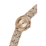 Guess TREASURE Women Rose Gold Round Dial Analog Watch GW0476L3