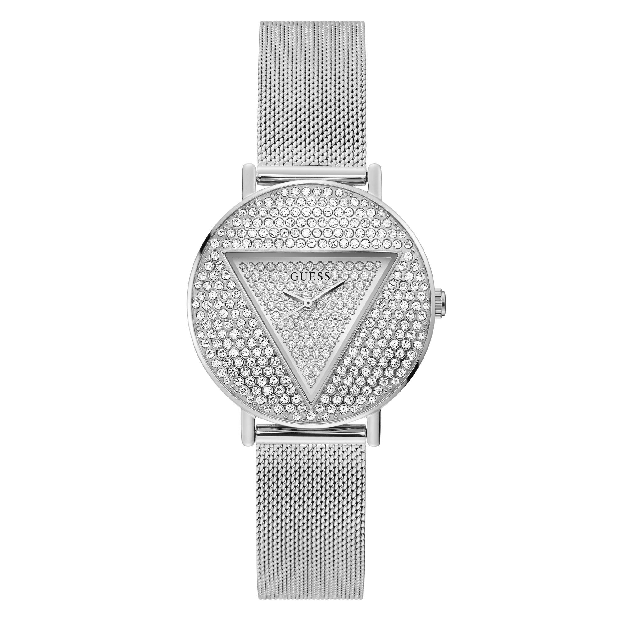 Guess Silver Dial Women Analog Watch GW0477L1