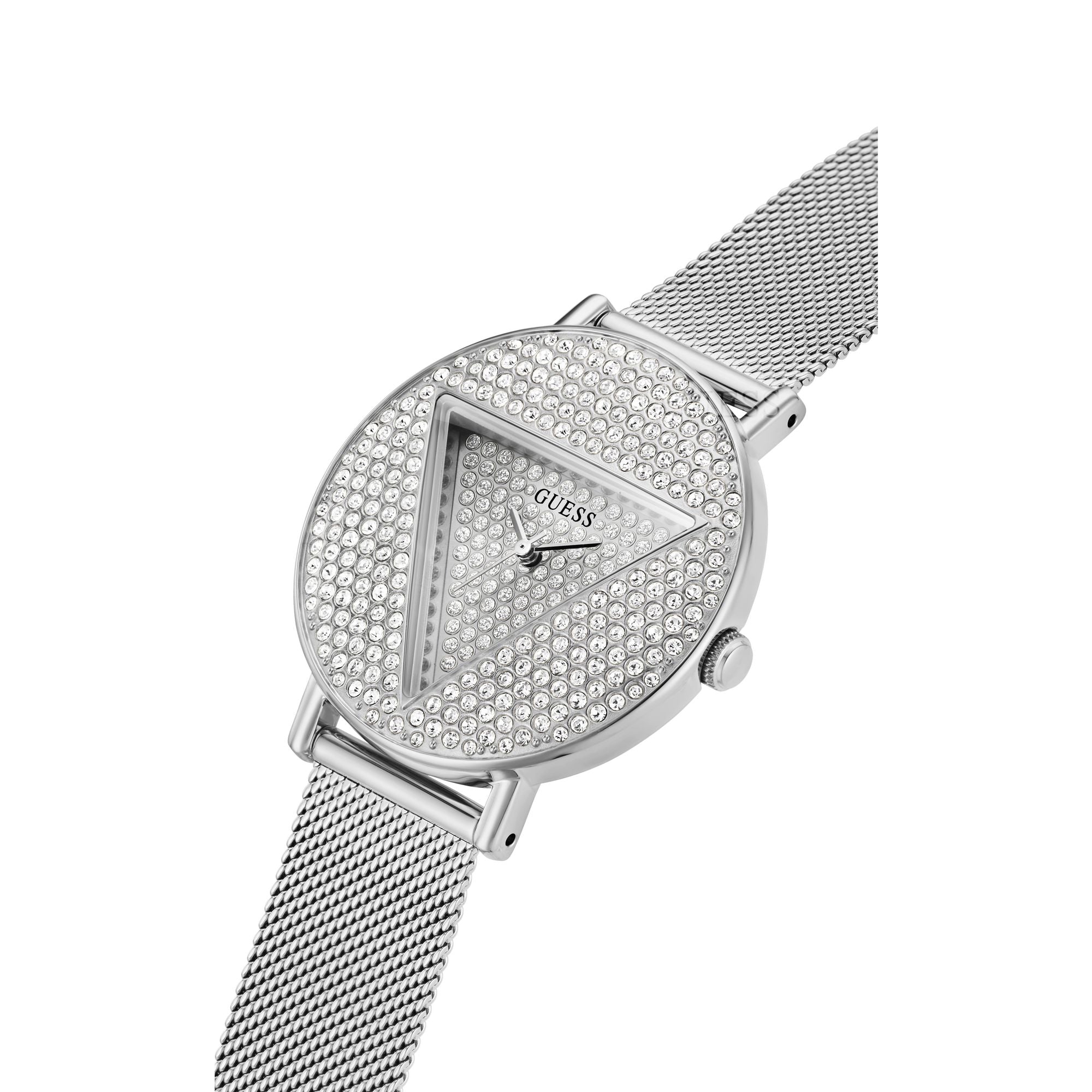Guess Silver Dial Women Analog Watch GW0477L1