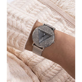 Guess Silver Dial Women Analog Watch GW0477L1