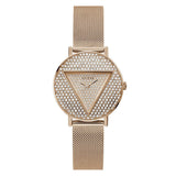 Guess Iconic 36 mm Size Rose Gold Dial Women Analog Watch GW0477L3