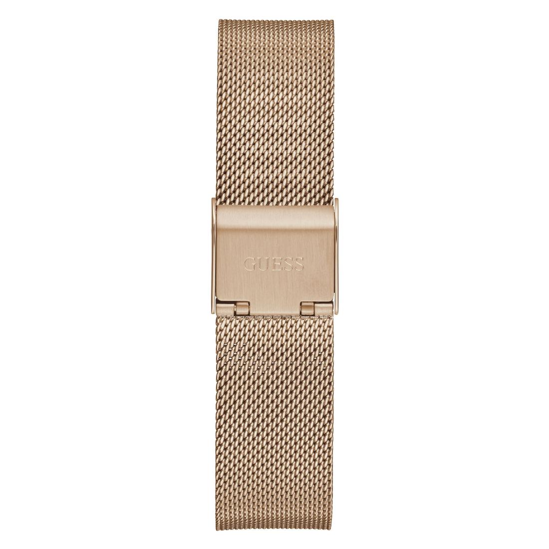 Guess Iconic 36 mm Size Rose Gold Dial Women Analog Watch GW0477L3
