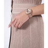 Guess Iconic 36 mm Size Rose Gold Dial Women Analog Watch GW0477L3