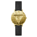 Guess Trend 36 mm Size Gold Dial Women Analog Watch GW0478L2
