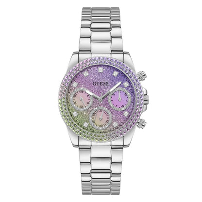 Guess Sol 38 mm Size Purple Dial Women Analog Watch - GW0483L1