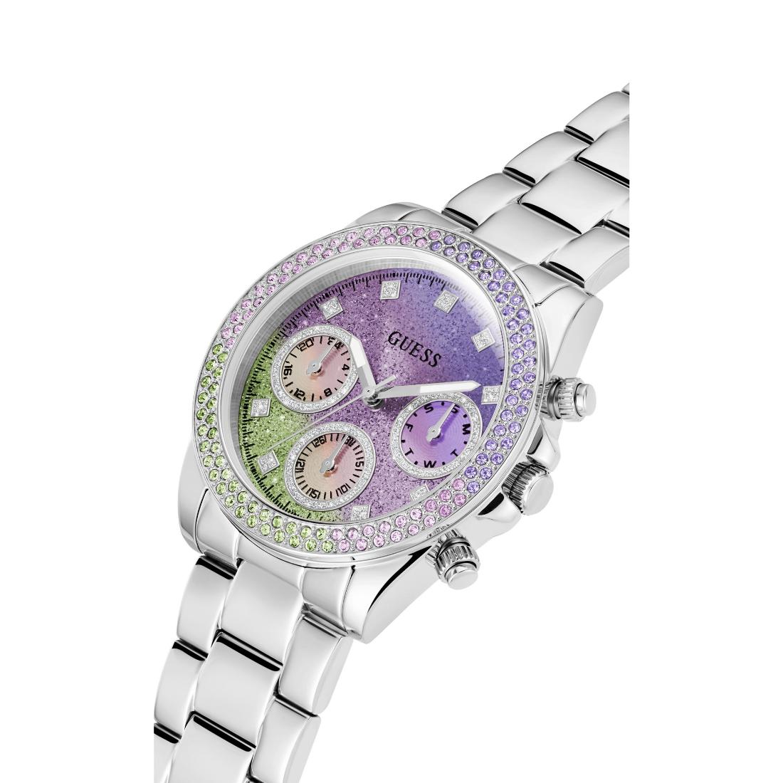 Guess Sol 38 mm Size Purple Dial Women Analog Watch GW0483L1