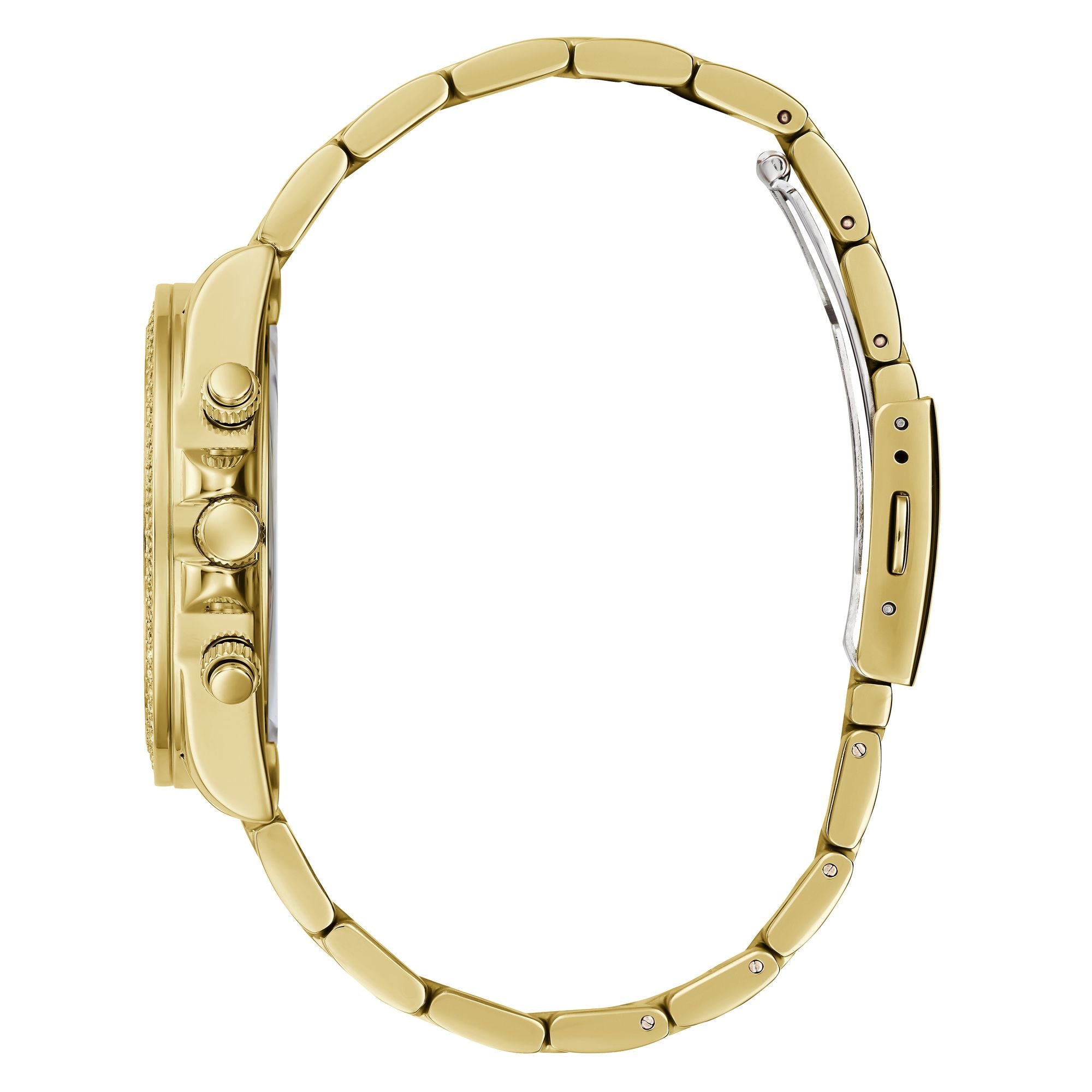 Guess Champagne Dial Analog Women Watch GW0483L2