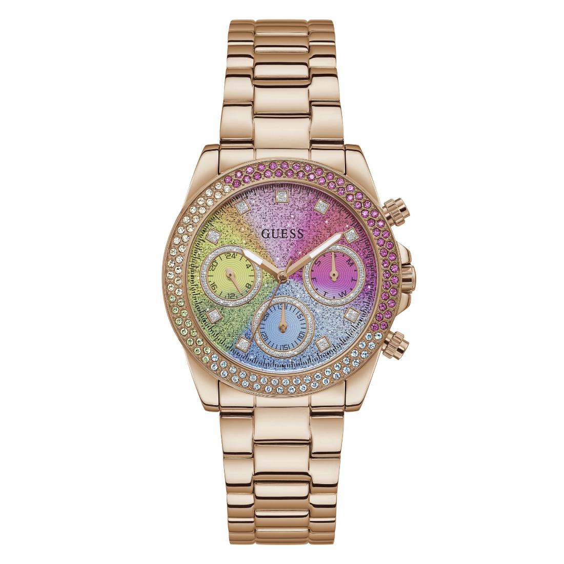 Guess Sol 38 mm Size Pink Dial Women Analog Watch GW0483L3