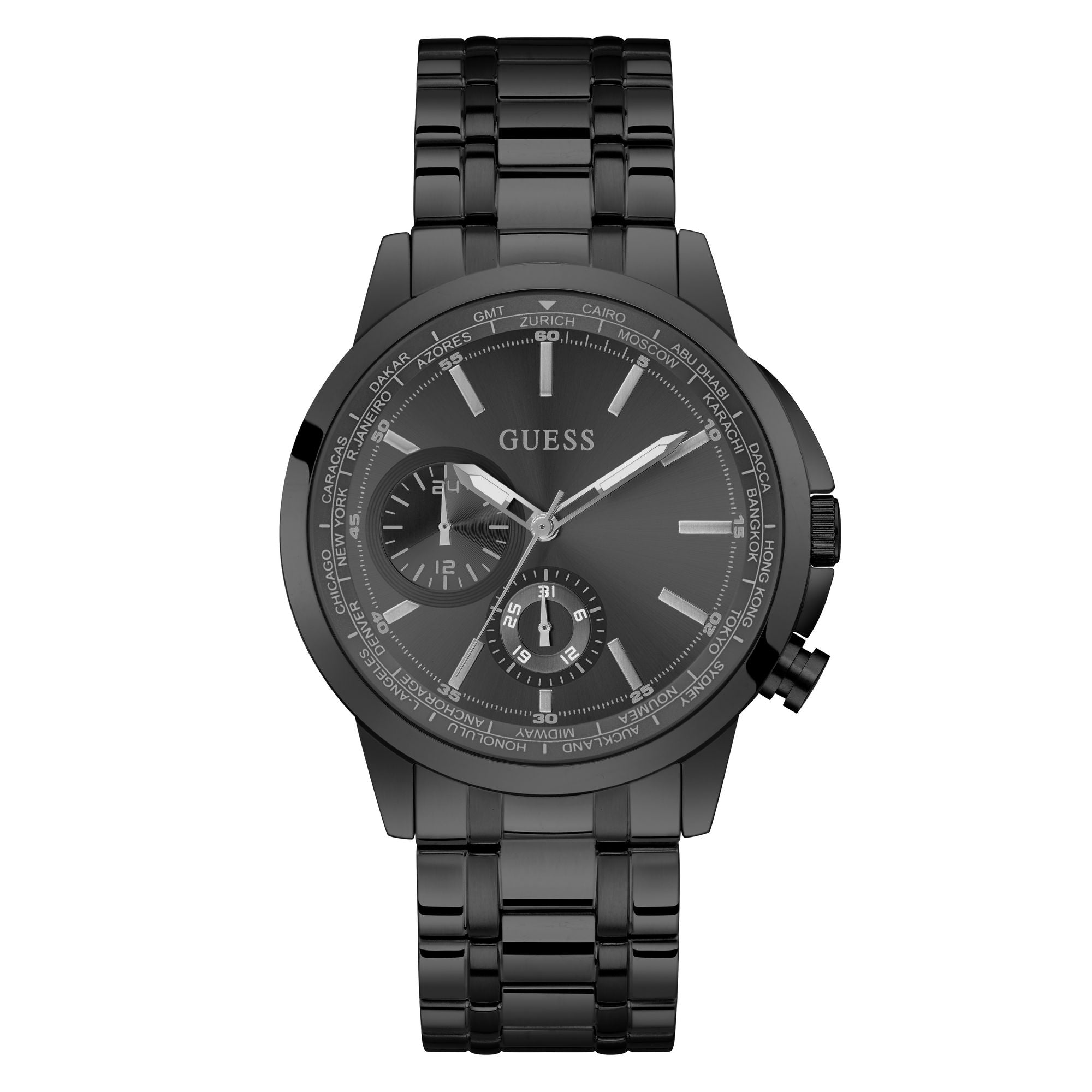Guess Black Dial Men Analog Watch GW0490G3