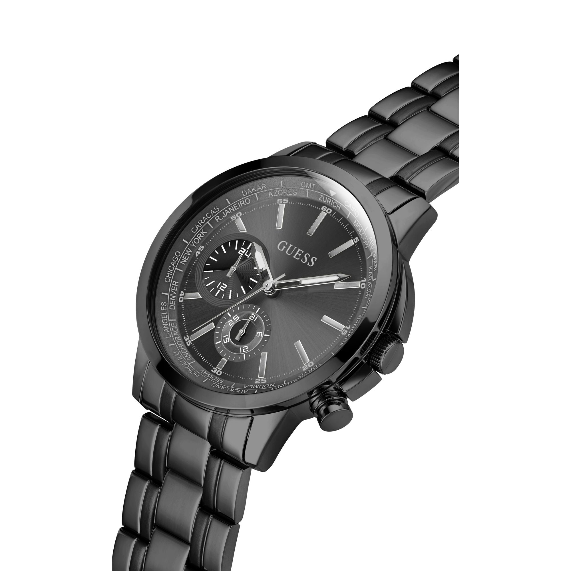 Guess Black Dial Men Analog Watch GW0490G3