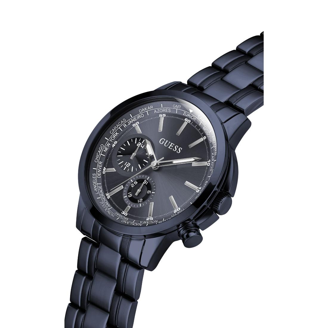 Guess Sport 44 mm Size Blue Dial Men Chronograph Watch GW0490G4
