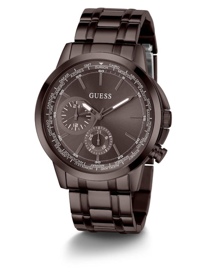 Guess Chocolate Brown Dial Men Watch - GW0490G5