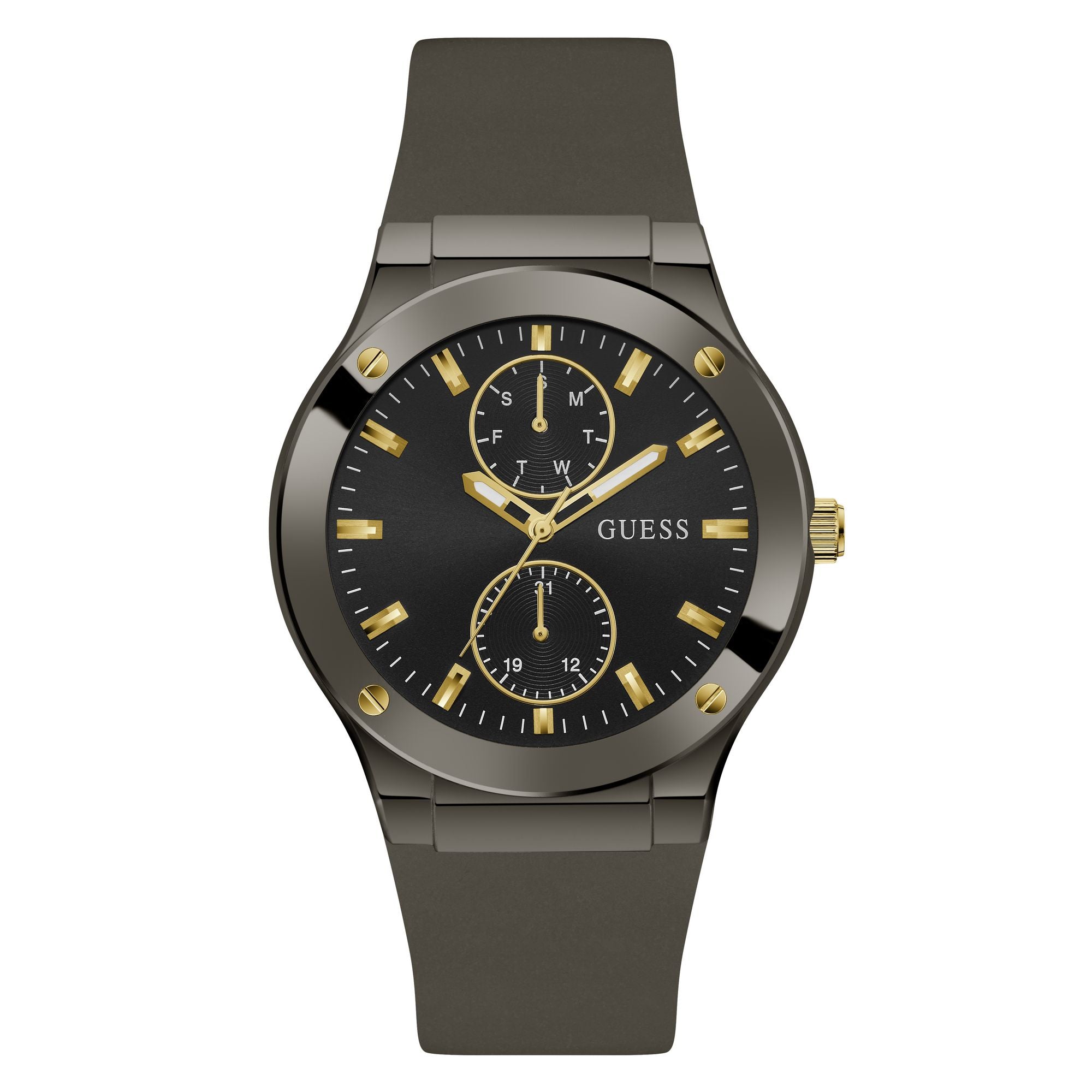Guess Mens Grey Gunmetal Watch GW0491G1