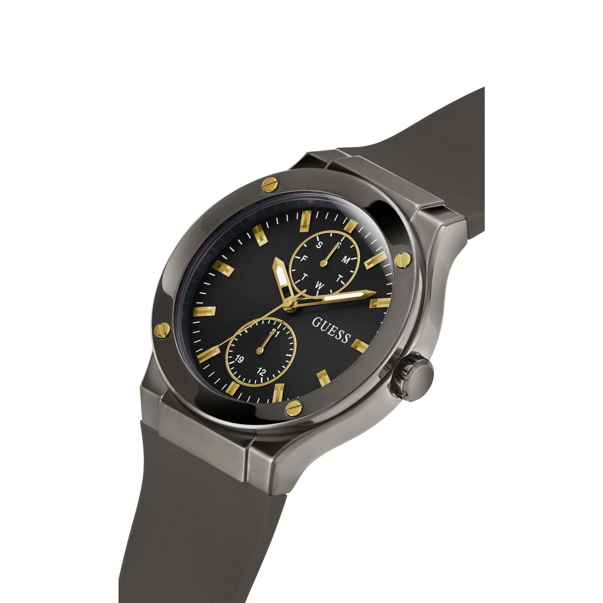 Guess Mens Grey Gunmetal Watch GW0491G1