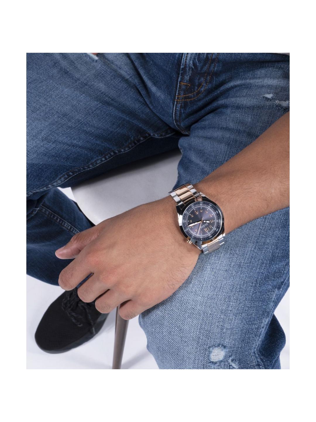 Guess Dress Men 42 mm Blue Dial Analog Watch GW0493G3