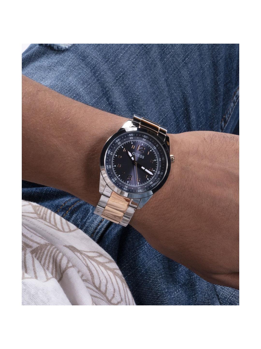 Guess Dress Men 42 mm Blue Dial Analog Watch GW0493G3