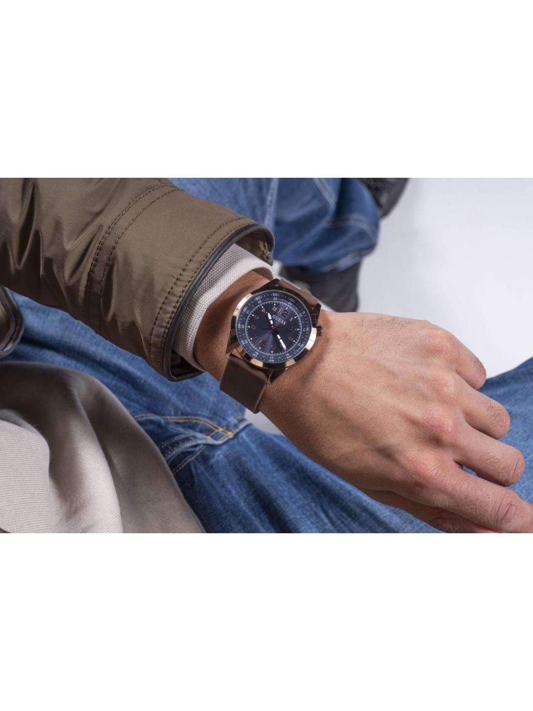 Guess Dress Men 42 mm Blue Dial Analog Watch GW0494G3