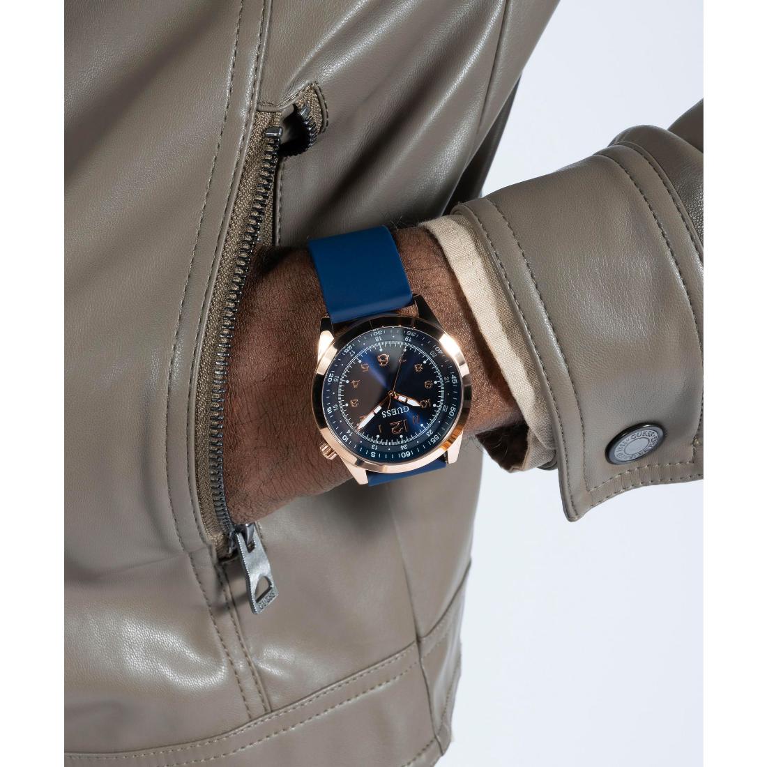 Guess Dress 42 mm Size Blue Dial Men Analog Watch GW0494G5