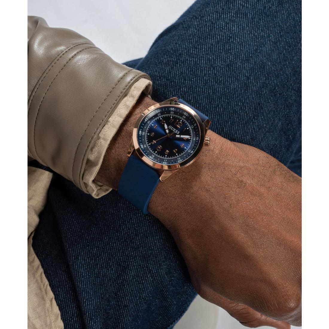 Guess Dress 42 mm Size Blue Dial Men Analog Watch GW0494G5