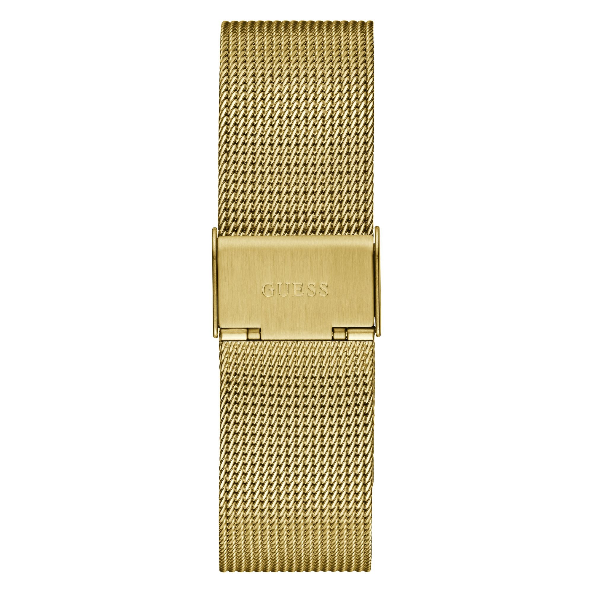 Guess Mens Gold Tone Analog Watch GW0495G2