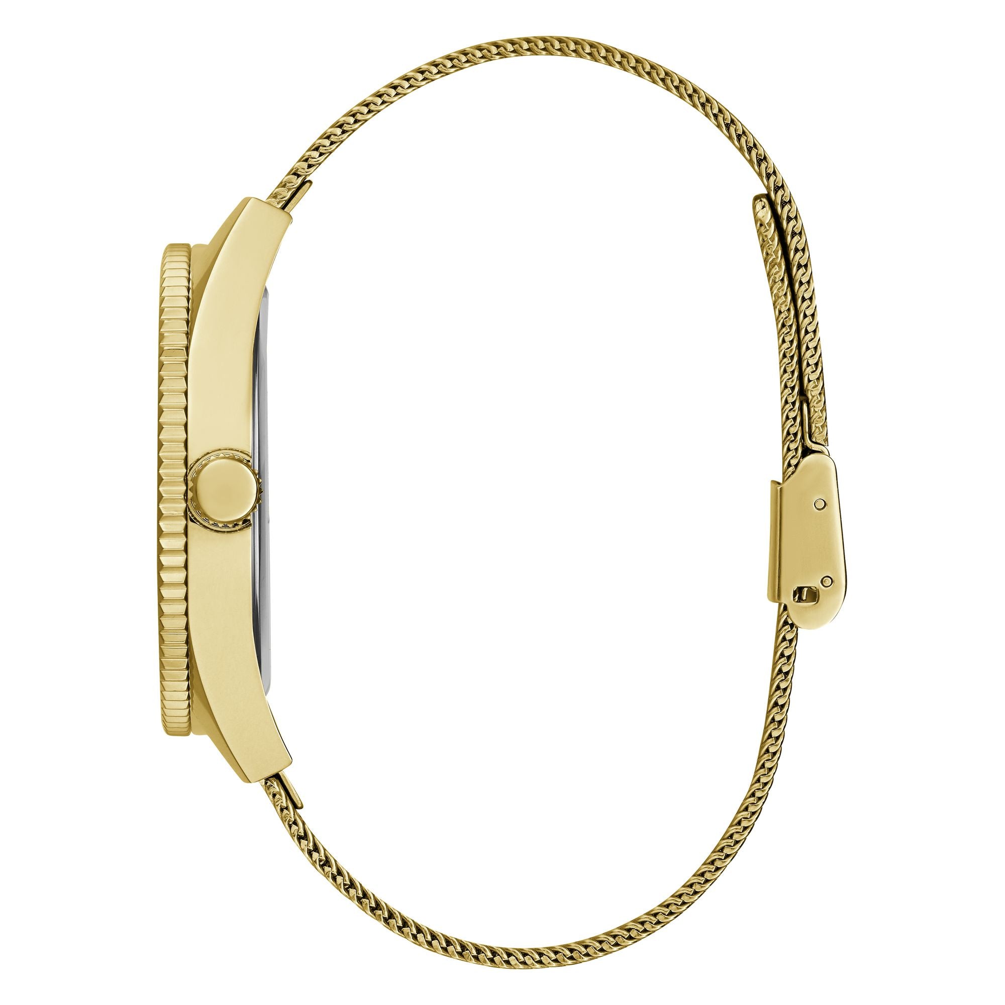 Guess Mens Gold Tone Analog Watch GW0495G4