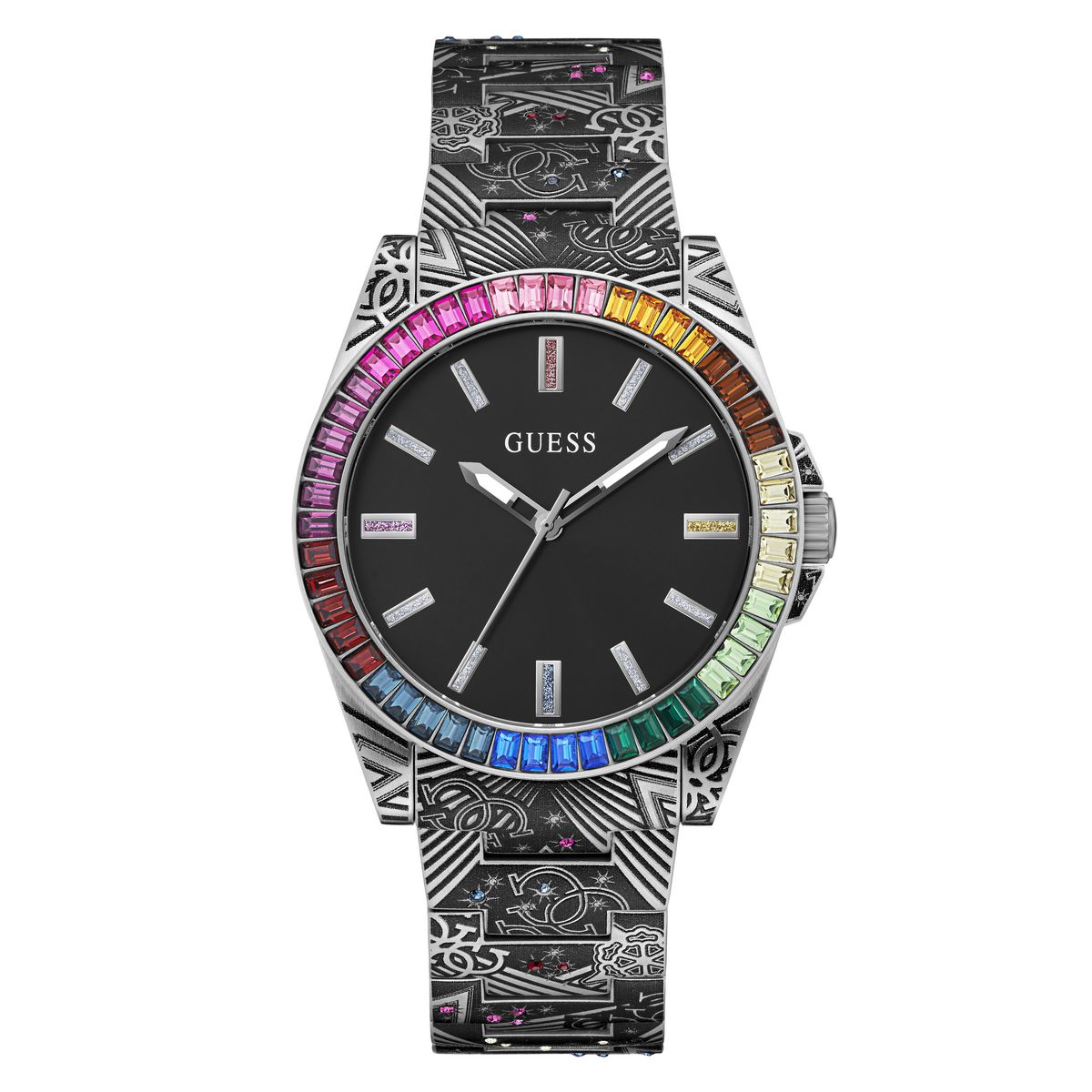 Guess Black Dial Men Analog Watch GW0496G1